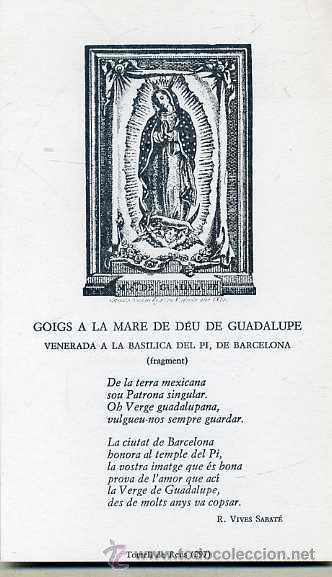 Coleccionismo: GOIGS A LA MARE DE D&Eacute;U DE GUADALUPE (1977)