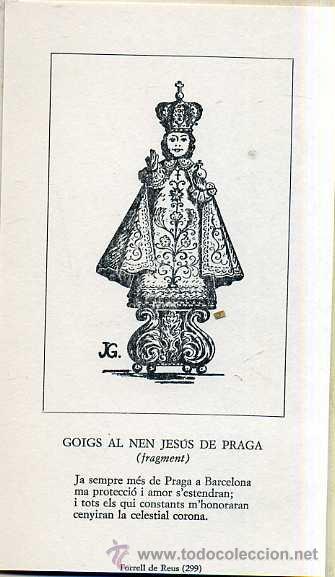 Coleccionismo: GOIGS AL NEN JES&Uacute;S DE PRAGA (1978)