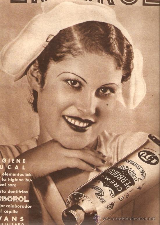 Colecionismo: A&Ntilde;O 1934 RECORTE PRENSA PUBLICIDAD CAFIASPIRINA BAYER PERBOROL DENTIFRICO CREMA PERBOROL
