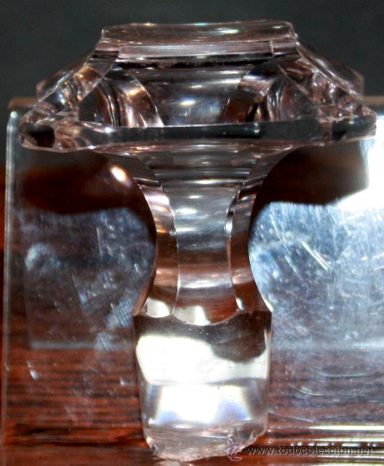 Coleccionismo: PRECIOSO TAPON DE CRISTAL PARA BOTELLAS ANTIGUO