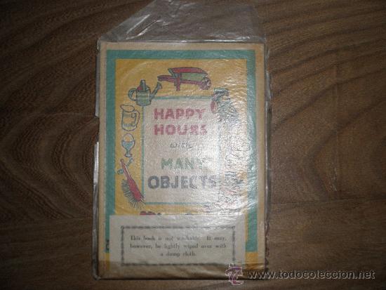 Sammelleidenschaft Papier: HAPPY HOURS WITH MANY OBJECTS (PARA COLOREAR) EDICION INGLESA, PRECINTO ORIGINAL. A&Ntilde;OS 50 *