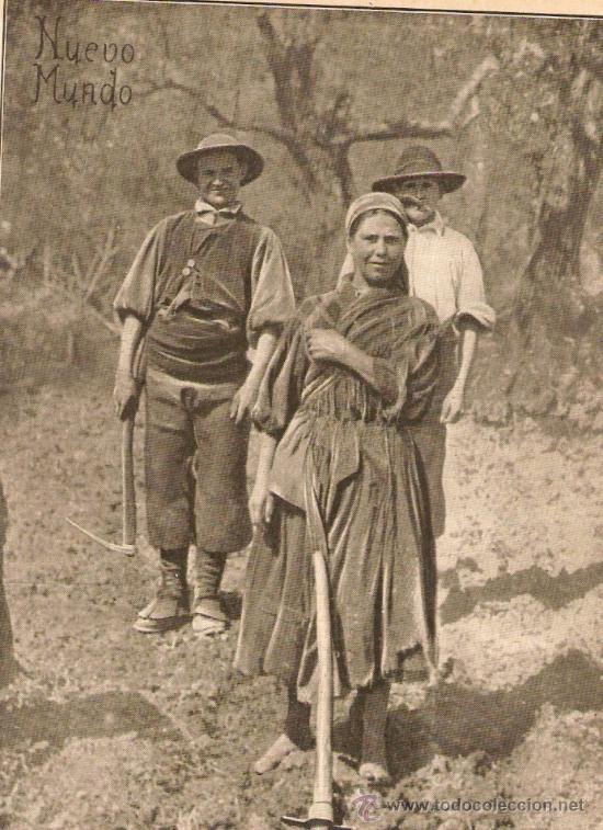 Collezionismo: RECORTE PRENSA.A&Ntilde;O 1908.PERSONAJES TIPICOS.TRAJES TIPICOS.TIPOS HURDANOS.HURDES.FOTOGRAFIA ALONSO.