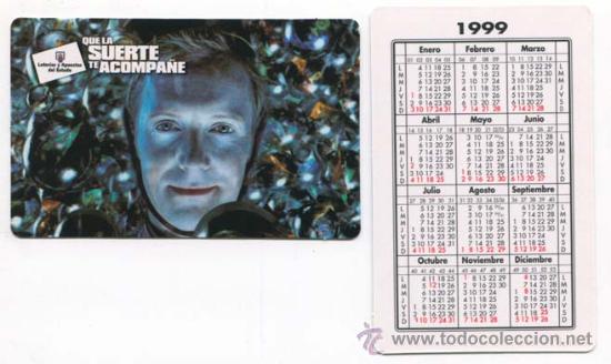 Coleccionismo: Calendario - coleccion de 5 calendarios de bolsillo - loterias y apuestas del estado - a&ntilde;o 1999