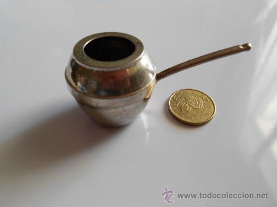 Coleccionismo: miniatura en metal plateado - Foto 1