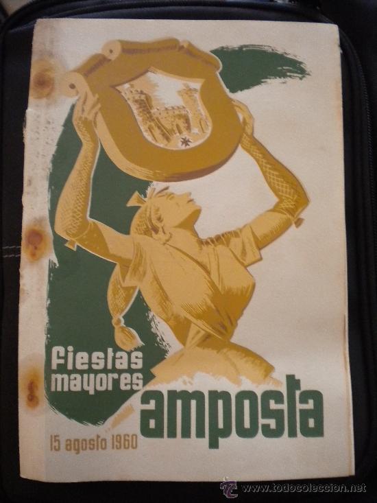 Coleccionismo: Programa de fiesta mayor Amposta, 1960. - Foto 1