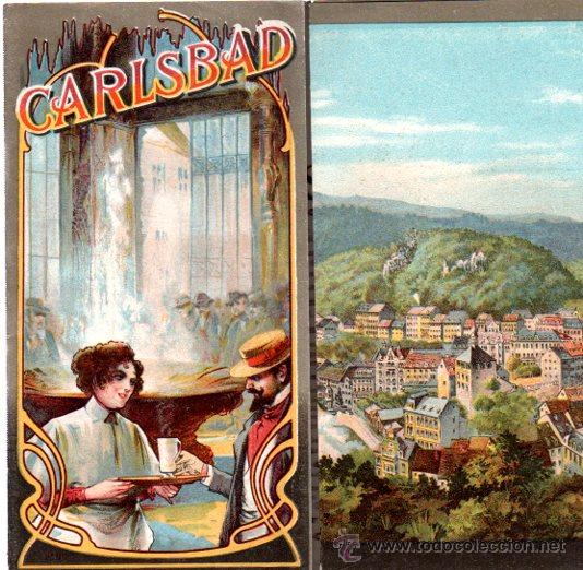 Collezionismo: ITINERARIO DE PAR&Iacute;S A CARLSBAD, AUSTRIA, , LITOGRAF&Iacute;A