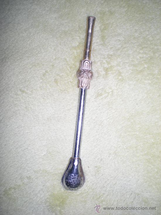Coleccionismo: pipa de tomar mate argentina - Foto 2