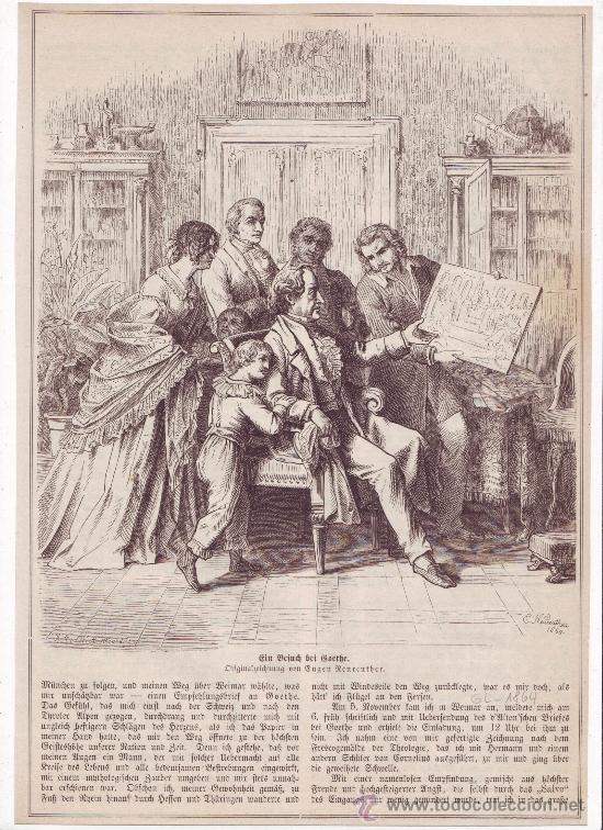 Coleccionismo: Goethe (1864) - Foto 1