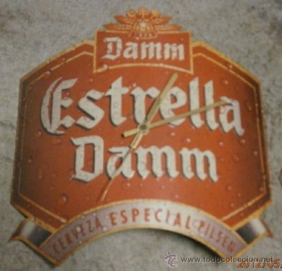 Coleccionismo: Reloj de pared, Estrella Damm - Foto 1