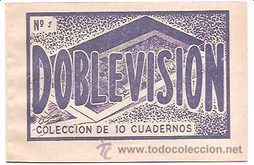 Coleccionismo: DOBLEVISION N&ordm; 1 ---