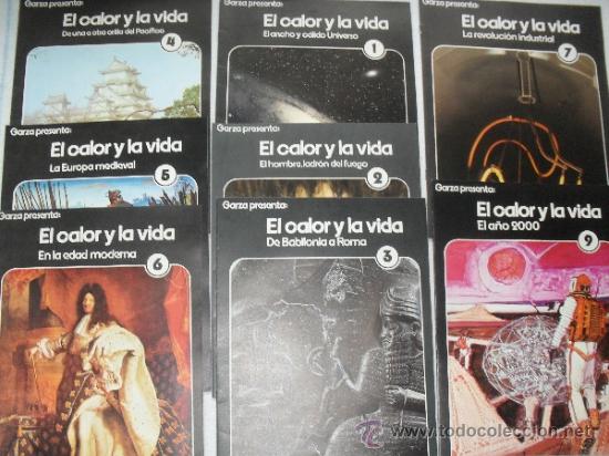 Sammelleidenschaft Papier: 8 FASCICULOS  DE LA MARCA GARZA - EL CALOR Y LA VIDA - (falta el n&ordm; 8) - 1972