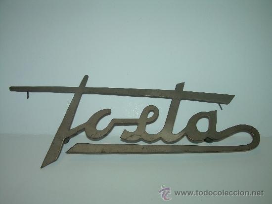 Coleccionismo: ANTIGUO LETRERO METALICO. - Foto 1