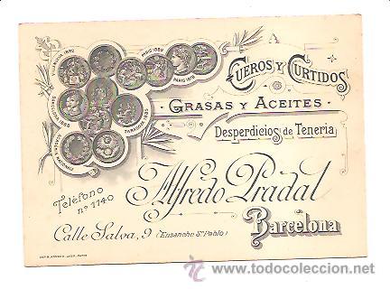 Coleccionismo: TARJETA ALFREDO PRADAL - Foto 1
