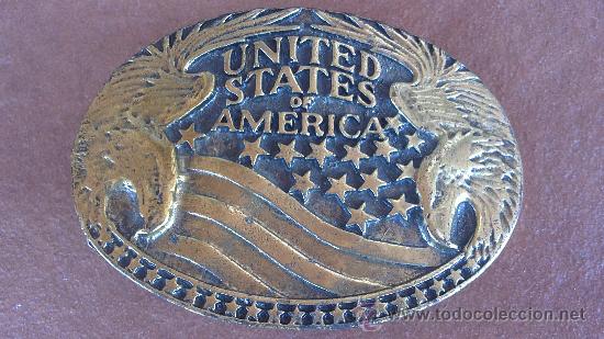 Coleccionismo: &-HEBILLA -UNITED STATES OF AMERICA(ORIGINAL USA)BUENA MANUFACTURA.