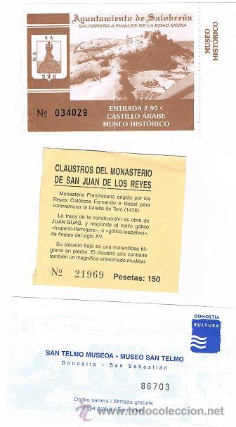 Coleccionismo: ENTRADA MUSEO SAN TELMO - Foto 1