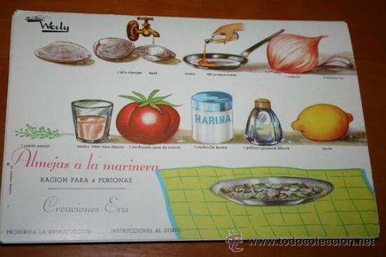 Coleccionismo: LOTE DE ANTIGUAS RECETAS MUY BONITAS