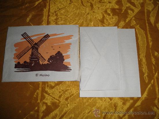 Coleccionismo: EL MOLINO. 5 SOBRES Y 5 CARTAS. A&Ntilde;OS 50 *
