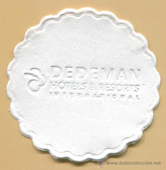 Coleccionismo: Posavasos - posa vasos Dedeman hoteles & resorts international - turquia
