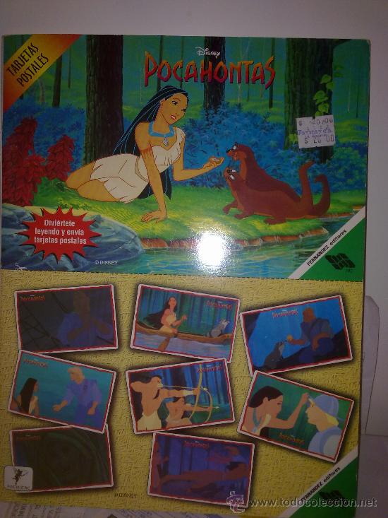 Coleccionismo: TARJETAS POSTALES POCAHONTAS DISNEY
