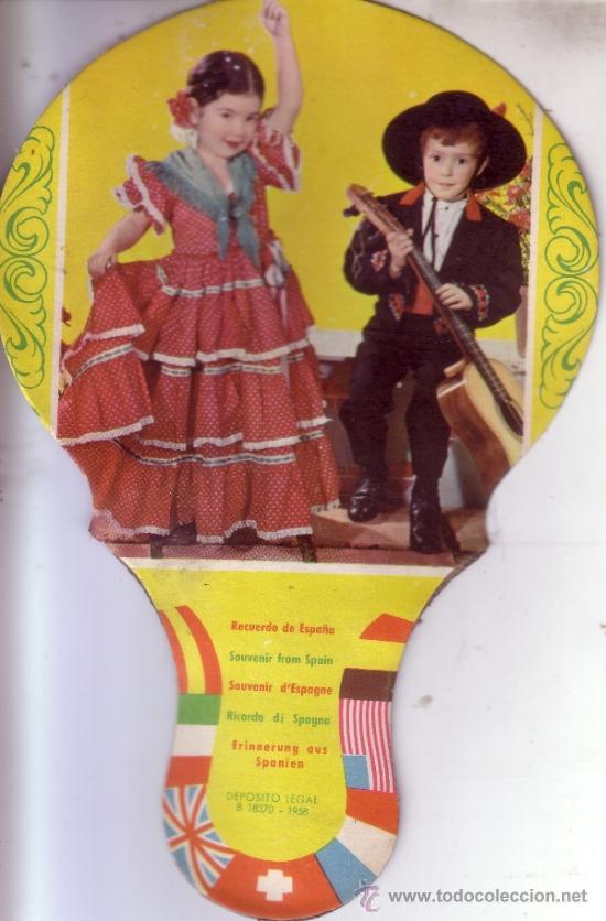 Coleccionismo: ABANICO RECUERDO DE ESPA&Ntilde;A - TRAJES TIPICOS - REGIONALES - A&Ntilde;O 1958 - ANDALUCIA - SEVILLA