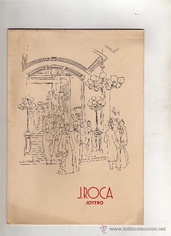 Coleccionismo: (M-ALB2) FELICITACION NAVIDAD J.ROCA-JOYERO 1954-17,5X14,5 CM