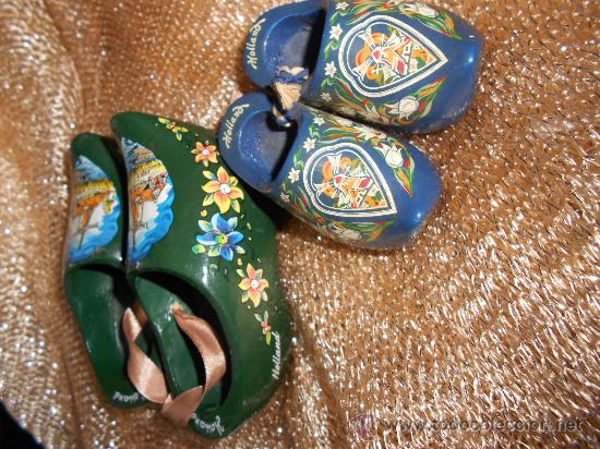Coleccionismo: Zuecos Holandeses en madera - Foto 3