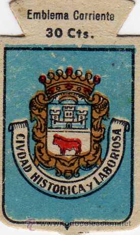 Coleccionismo: emblema de manises,ciudad historica y laboriosa