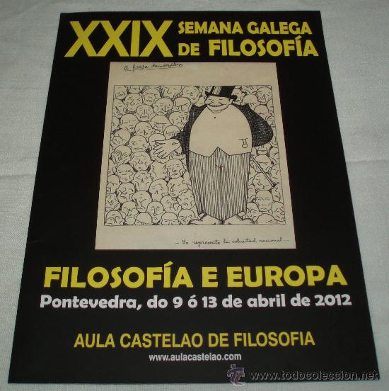 Coleccionismo: carpeta aula castelao de filosofia XXIX semana galega de filosofia abril 2012