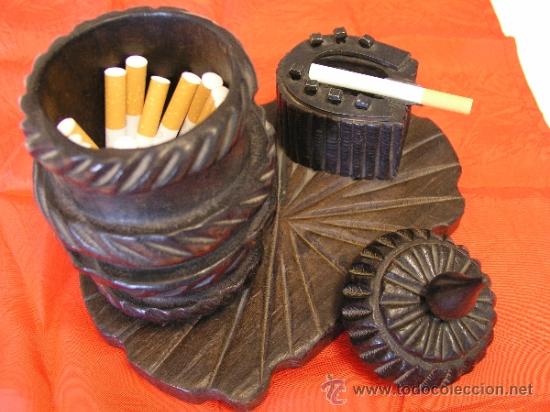 Coleccionismo: Cigarrero de madera - Foto 9