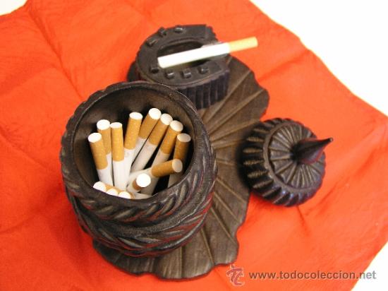 Coleccionismo: Cigarrero de madera - Foto 8