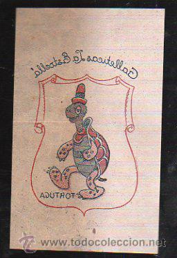 Collectionnisme: CALCOMANIA DE GALLETICAS LA ESTRELLA. TORTUGA. A&Ntilde;OS 30