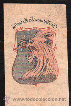 Collectionnisme: CALCOMANIA DE GALLETICAS LA ESTRELLA. EL LEON DE TARZAN.A&Ntilde;OS 30