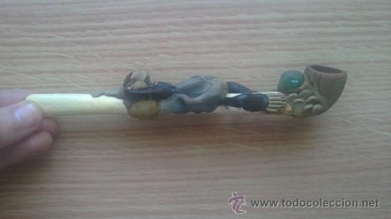 Coleccionismo: PIPA DE FUMAR CON DUENDE - Foto 2