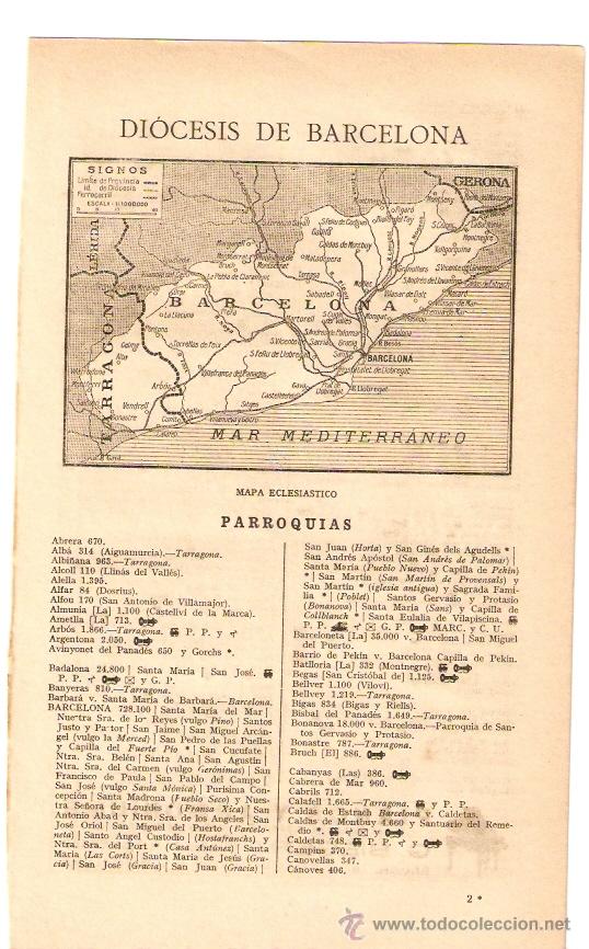 Colecionismo: HOJAS REPORTAJE.A&Ntilde;O 1919.DIOCESIS BARCELONA.ENRIQUE REIG CASANOVA.HULES AGUSTIN CASTELLS.IGLESIA.