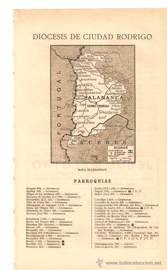 Colecionismo: HOJAS REPORTAJE.A&Ntilde;O 1919.CIUDAD RODRIGO.DIOCESIS.MANUEL VIDAL.BOULLON.SEIRA.IGLESIA.PARROQUIA.TENENC