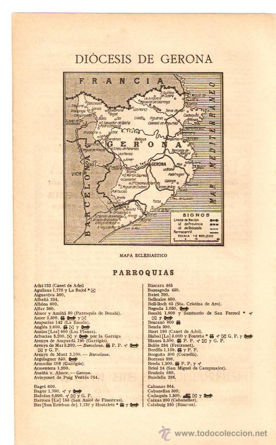 Coleccionismo: HOJAS REPORTAJE.A&Ntilde;O 1919.GERONA.GIRONA.DIOCESIS.FRANCISCO MAS OLIVER.MATARO.RELIGION.IGLESIA.PARROQU