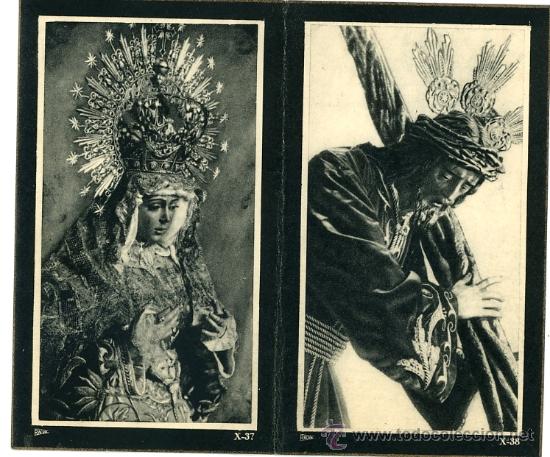 Coleccionismo: ANTIGUA ESTAMPA RELIGIOSA. RECORDATORIO. LA MACARENA