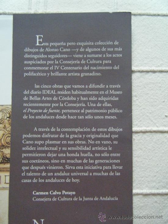 Coleccionismo: CARPETA DE DIBUJOS DE ALONSO CANO - Foto 4