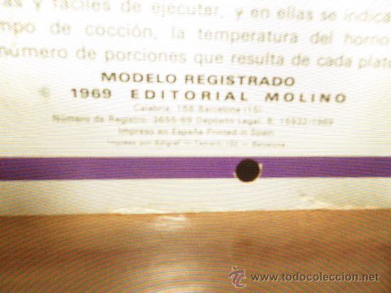 Coleccionismo: Fichas de cocina de editorial Molino, 1969 - Foto 7