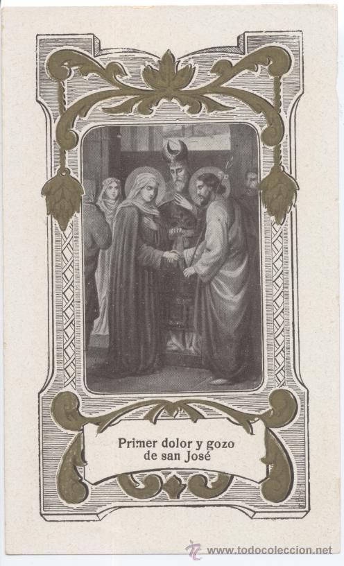 Coleccionismo: Diptico. Primer dolor y gozo de San Jos&eacute;. 518