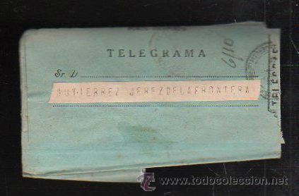 Coleccionismo: TELEGRAMA. JEREZ DE LA FRONTERA. A&Ntilde;O 1930. VER FOTO