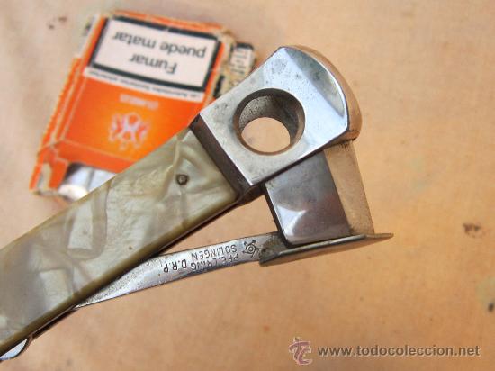 Coleccionismo: CORTAPUROS ANTIGUO EN NACAR, SIEMENS - Foto 3