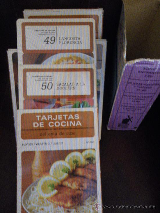 Coleccionismo: Fichas de cocina de editorial Molino, 1969 - Foto 8