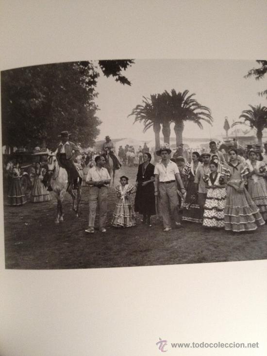 Coleccionismo: L&aacute;mina en papel grueso enmarcable. Romer&iacute;a de El Roc&iacute;o. Fotograf&iacute;a antigua, a&ntilde;os 50.