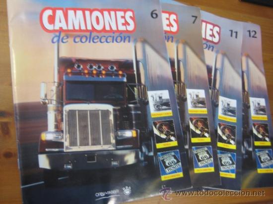 Coleccionismo: FASCICULOS CAMIONES DE COLECCION N&ordm; 6, 7, 11 Y 12 RBA