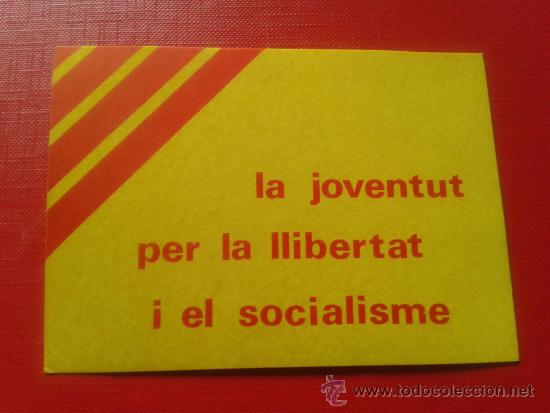 Collectionnisme: Adhesivo comunistas catalanes PSUC la joventut per la llibertat i el socialisme