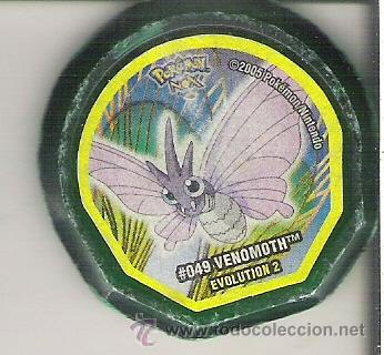 Coleccionismo: 1 TAZO MATUTANO - POKEMON ( venomoth )
