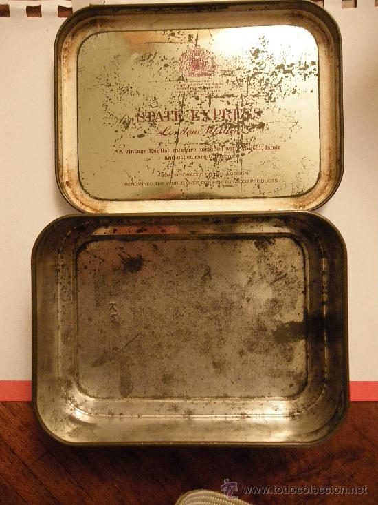 Coleccionismo: CAJA METALICA DE TABACO STATE EXPRESS - Foto 2