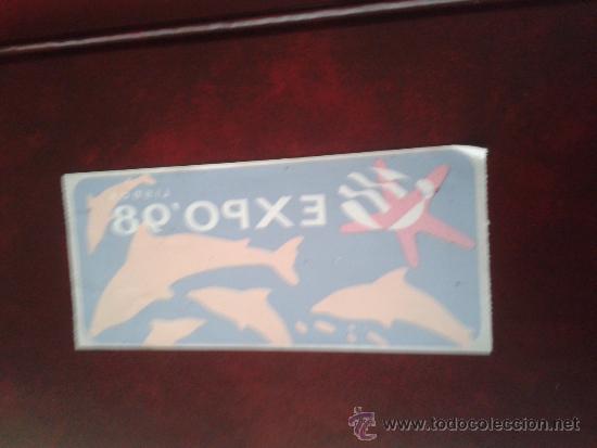 Coleccionismo: Expo 98 Lisboa Portugal exposici&oacute;n universal adhesivo