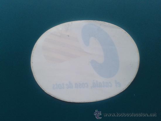 Coleccionismo: catal&agrave; cosa de tots adhesivo mediano pro normalizaci&oacute;n ling&uuml;&iacute;stica catal&aacute;n a&ntilde;os 80